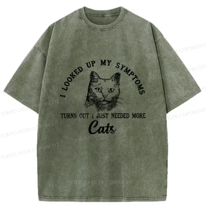 Tokyo-Tiger More Cats Meme Washed T-Shirt