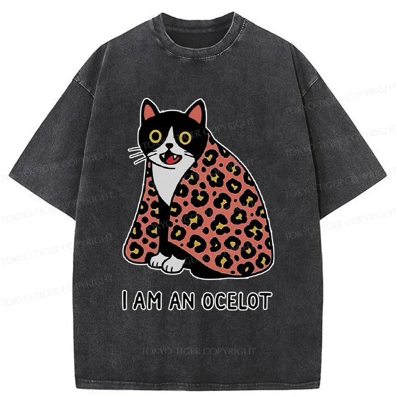 Tokyo-Tiger Ocelot Washed T-Shirt