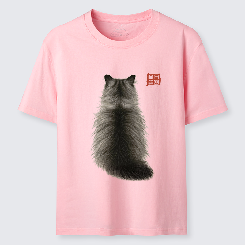 Tokyo-Tiger Cat's Back Ink Painting Classic T-Shirt