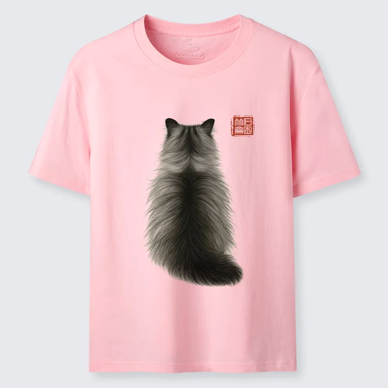 Tokyo-Tiger Cat's Back Ink Painting Classic T-Shirt