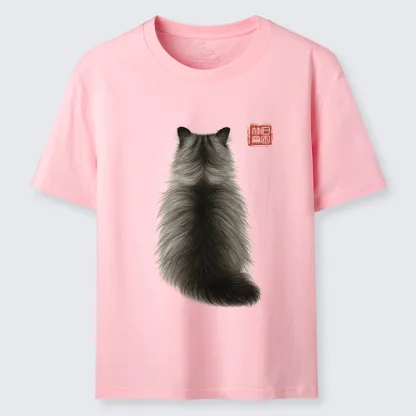 Tokyo-Tiger Cat's Back Ink Painting Classic T-Shirt