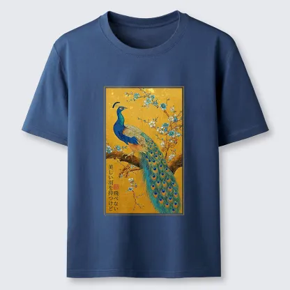 Tokyo-Tiger The Peacock's Silent Elegance Classic T-Shirt