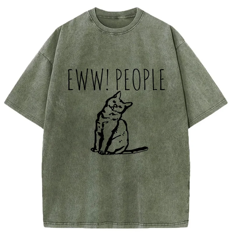 Tokyo-Tiger Cats That Dislike Humans Washed T-Shirt