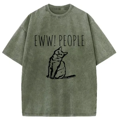 Tokyo-Tiger Cats That Dislike Humans Washed T-Shirt