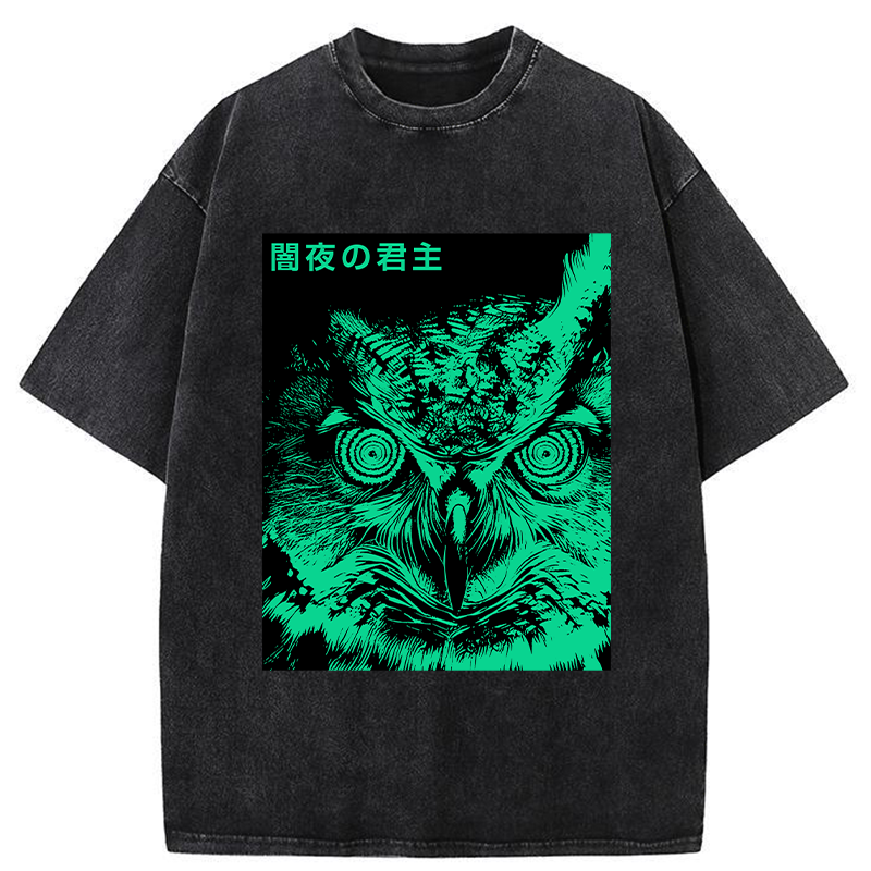 Tokyo-Tiger Lord Of The Dark Night Washed T-Shirt