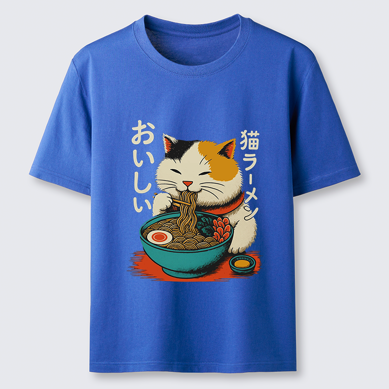 Tokyo-Tiger Cute Eat Eating Japanese Ramen Classic T-Shirt