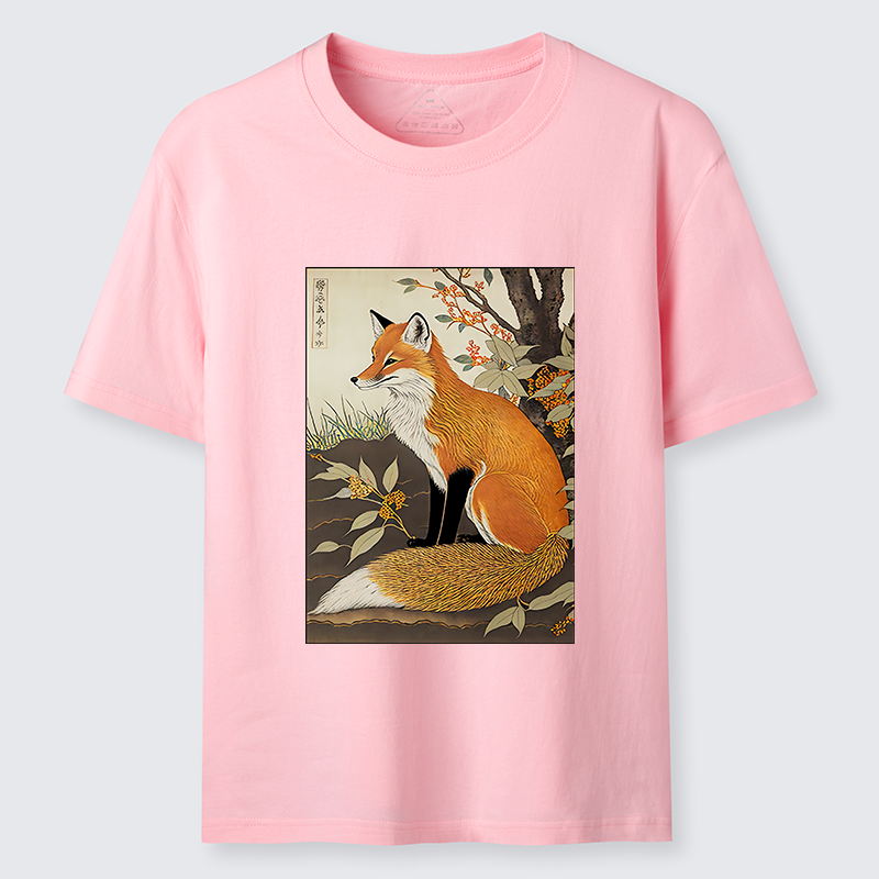 Tokyo-Tiger Ukiyo-e Fox Classic T-Shirt