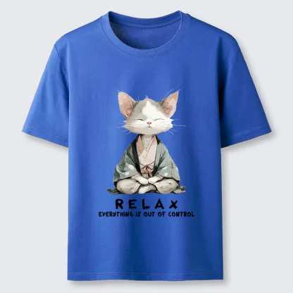 Tokyo-Tiger Zen Cat Relaxation，Everything's Out Of Control Classic T-Shirt