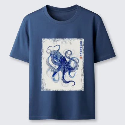 Tokyo-Tiger In The Deep: The Octopus’s Journey Classic T-Shirt