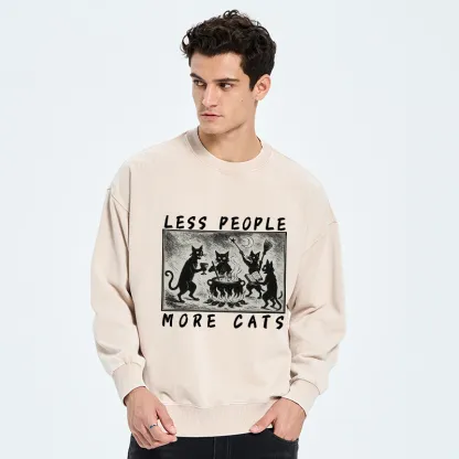 Tokyo-Tiger Cat Sacrifice Ceremony Washed Sweatshirt