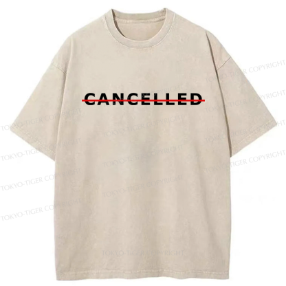 Tokyo-Tiger Cancelled Washed T-Shirt