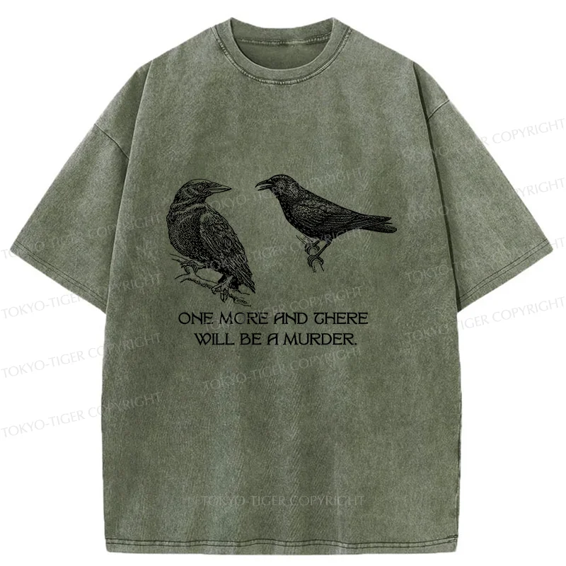 Tokyo-Tiger Two Cows Not Posing Washed T-Shirt