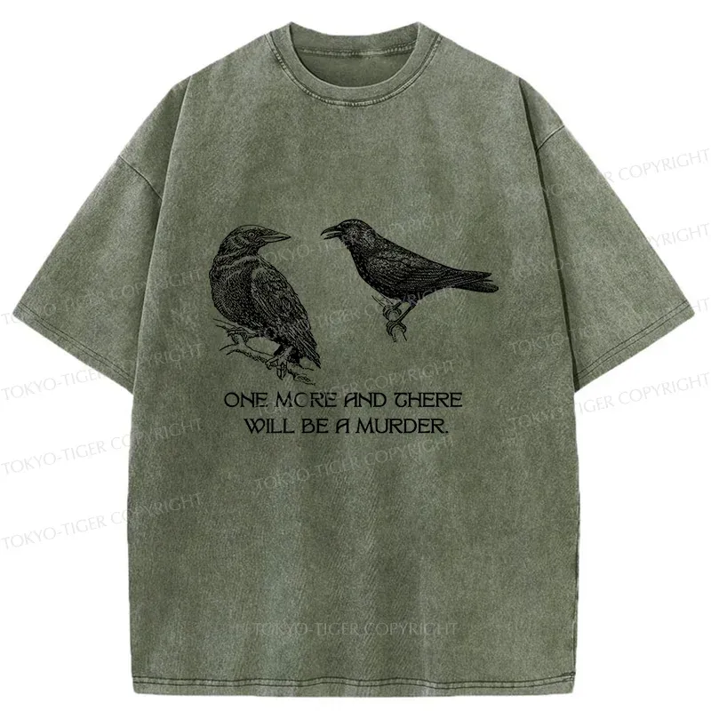 Tokyo-Tiger Two Cows Not Posing Washed T-Shirt