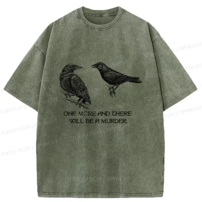 Tokyo-Tiger Two Cows Not Posing Washed T-Shirt