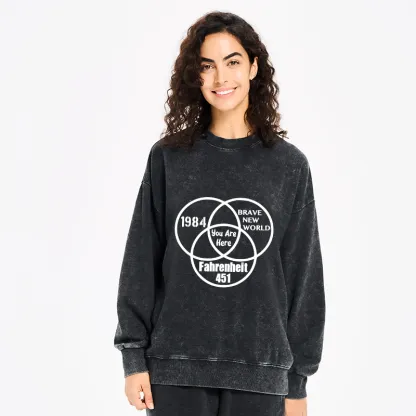 Tokyo-Tiger Multidimensional Thinking And Rebellion Washed Sweatshirt