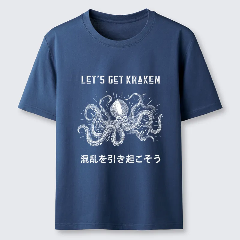 Tokyo-Tiger Funny Octopus：Let’s Get Kraken Classic T-Shirt