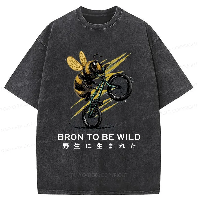 Tokyo-Tiger Wild Bee Washed T-Shirt