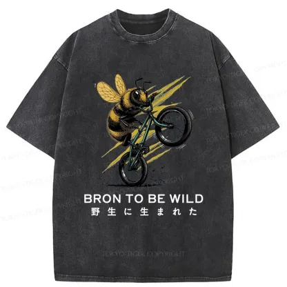 Tokyo-Tiger Wild Bee Washed T-Shirt
