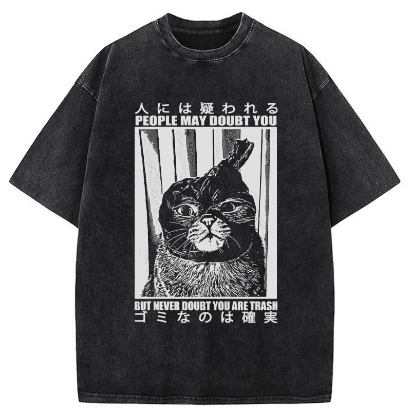 Tokyo-Tiger I'm Sure It's Trash Washed T-Shirt