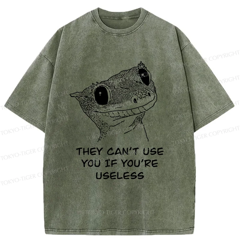 Tokyo-Tiger Smart Gecko Washed T-Shirt