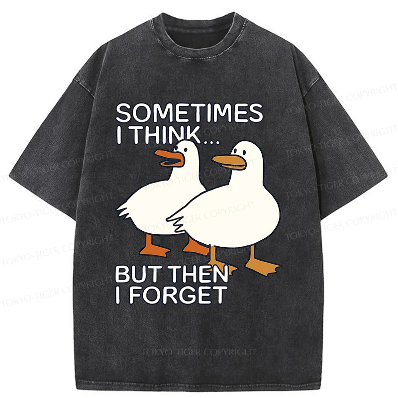Tokyo-Tiger Funny Goose Washed T-Shirt