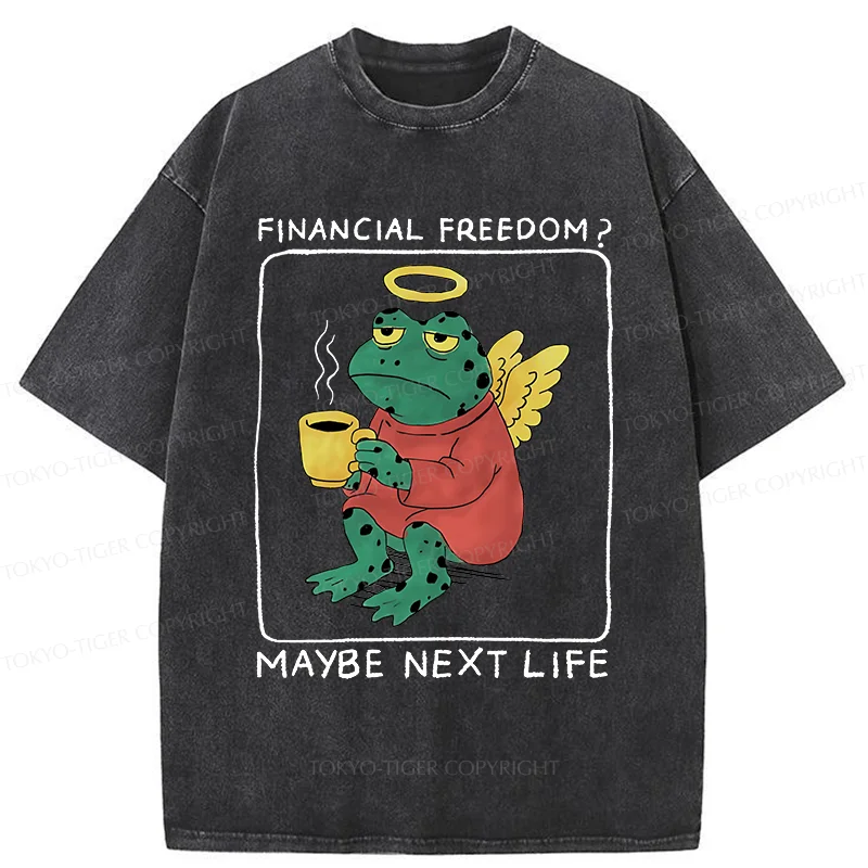 Tokyo-Tiger Frog Imagining The Future Washed T-Shirt