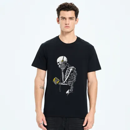 Tokyo-Tiger Skeleton Listening To Music Classic T-Shirt