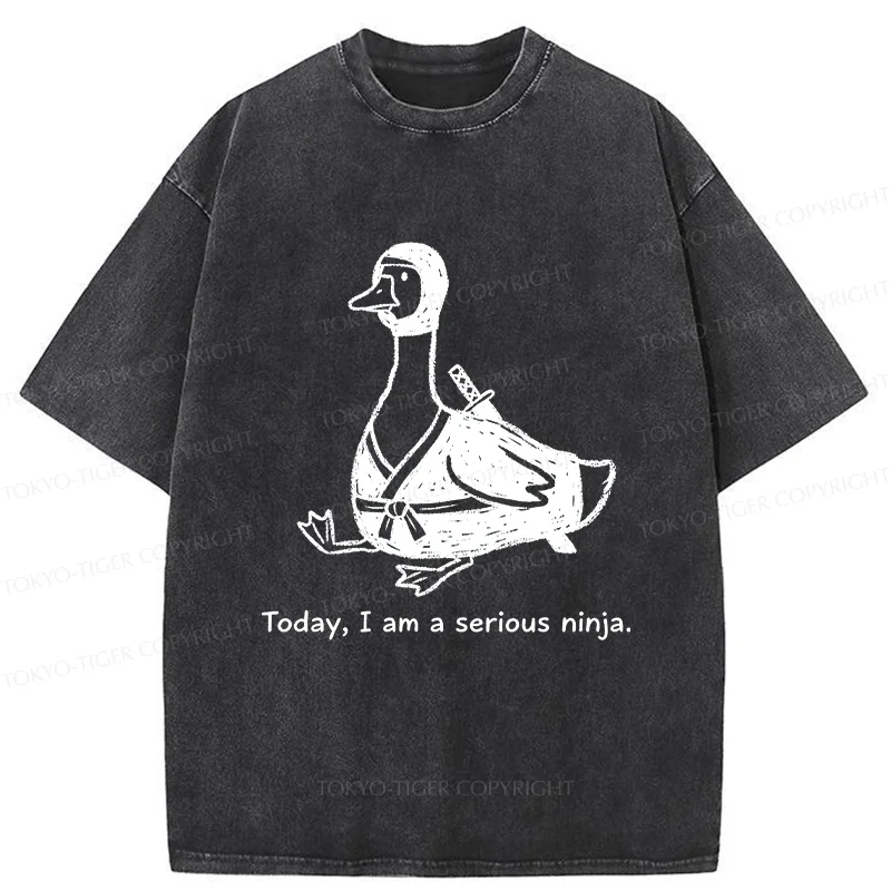 Tokyo-Tiger Ninja Goose Washed T-Shirt