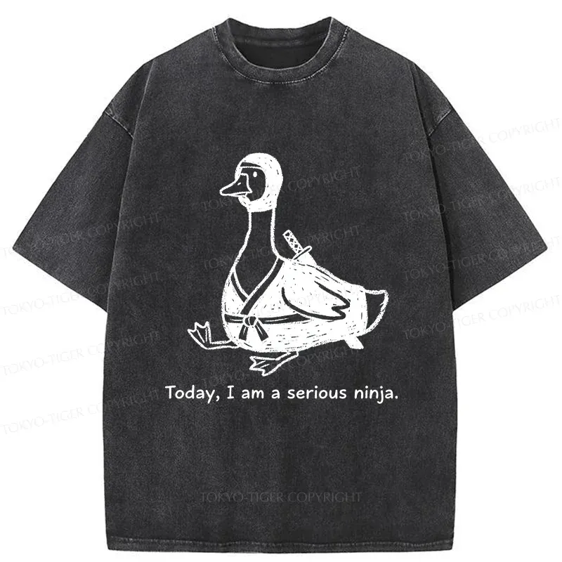 Tokyo-Tiger Ninja Goose Washed T-Shirt