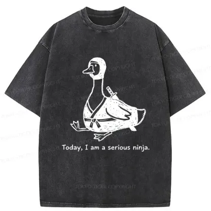 Tokyo-Tiger Ninja Goose Washed T-Shirt