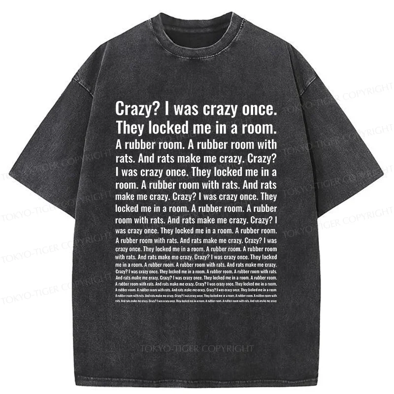 Tokyo-Tiger Copypasta Funny Washed T-Shirt