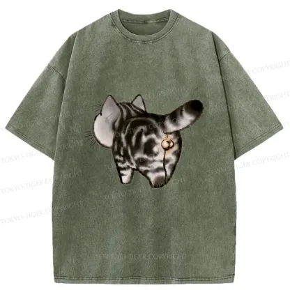 Tokyo-Tiger Cat's Back Washed T-Shirt