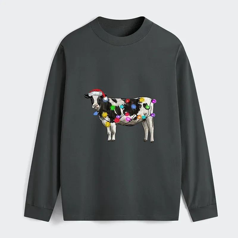 Tokyo-Tiger Christmas Cow Classic Long Sleeve T-Shirt