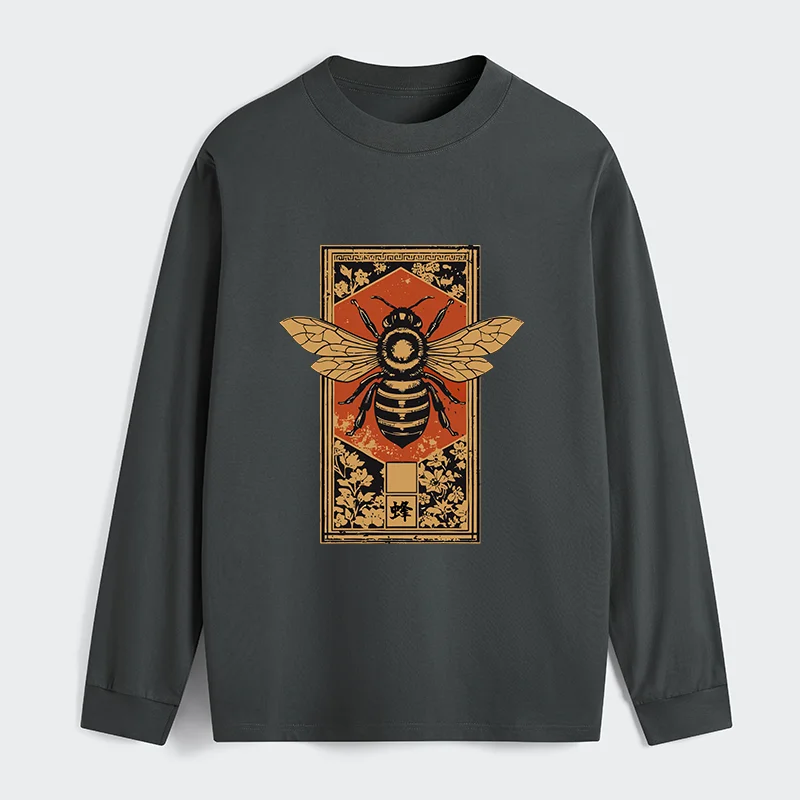 Tokyo-Tiger Japanese Bee Art Classic Long Sleeve T-Shirt