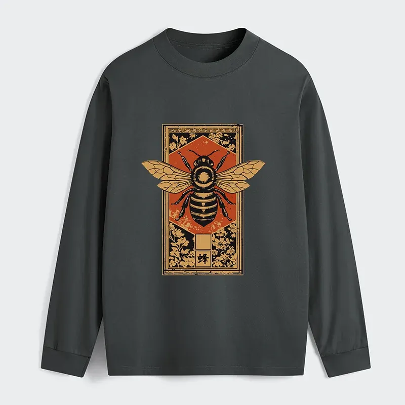 Tokyo-Tiger Japanese Bee Art Classic Long Sleeve T-Shirt Sale