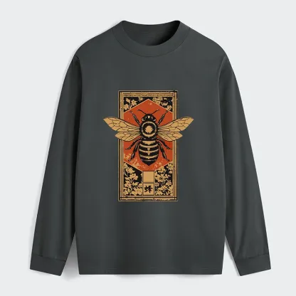 Tokyo-Tiger Japanese Bee Art Classic Long Sleeve T-Shirt