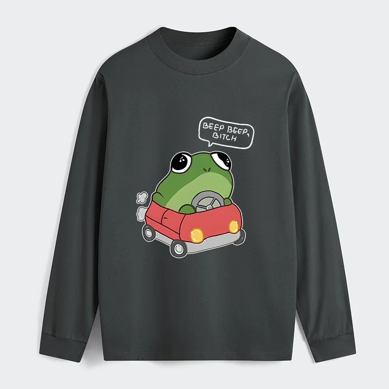 Tokyo-Tiger Frog Driving Classic Long Sleeve T-Shirt