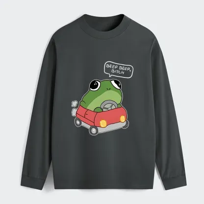 Tokyo-Tiger Frog Driving Classic Long Sleeve T-Shirt
