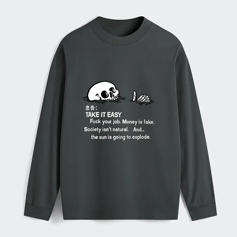 Tokyo-Tiger Skeleton Ridicule Classic Long Sleeve T-Shirt