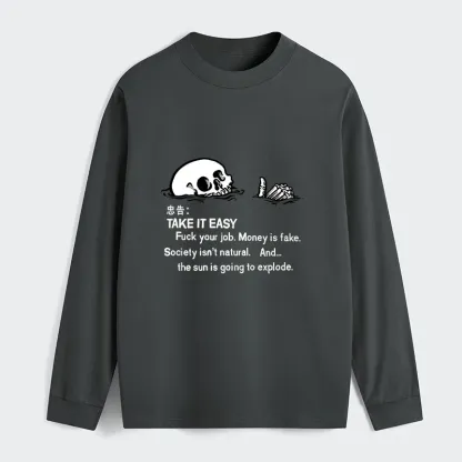 Tokyo-Tiger Skeleton Ridicule Classic Long Sleeve T-Shirt