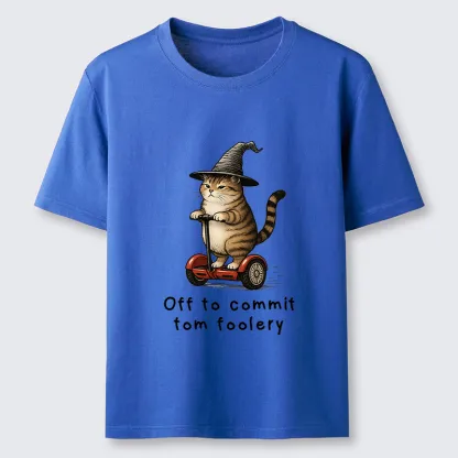 Tokyo-Tiger Orange Cat Riding Segway-style Classic T-Shirt