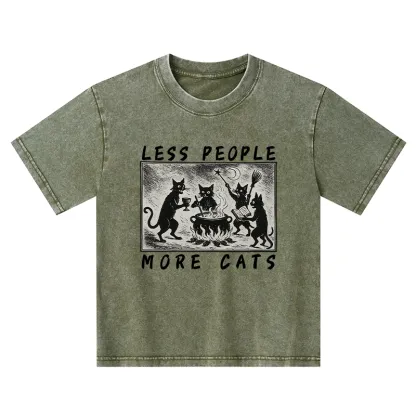 Tokyo-Tiger Cat Sacrifice Ceremony Kids Washed T-Shirt