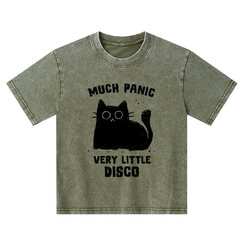 Tokyo-Tiger More Disco Funny Kids Washed T-Shirt