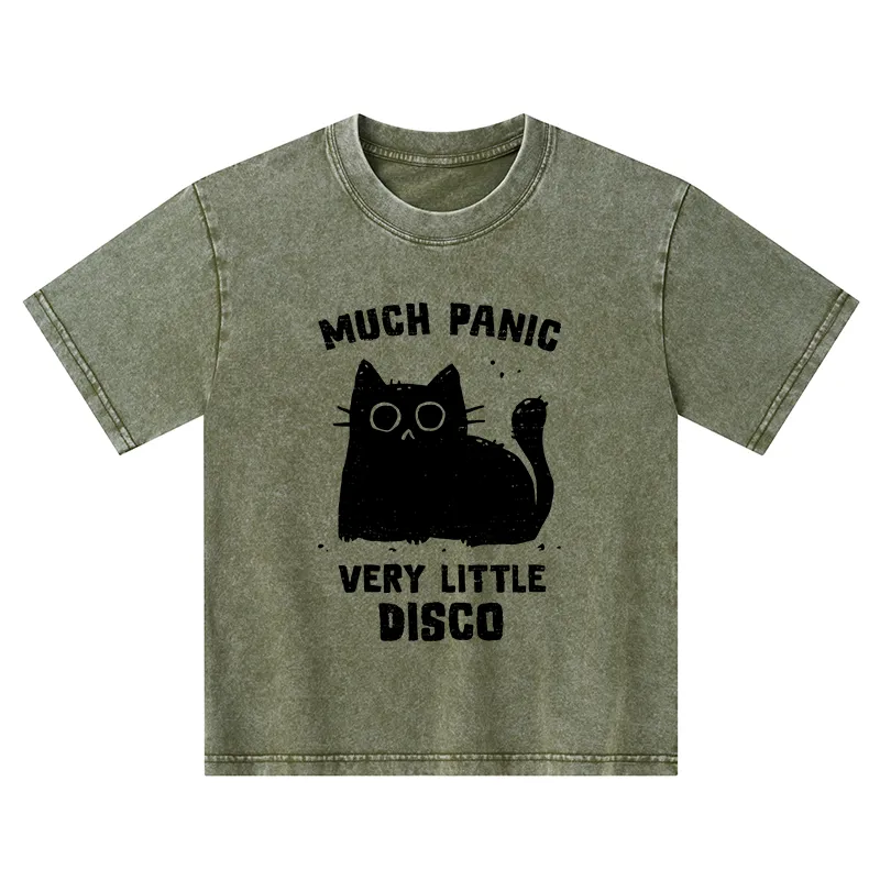 Tokyo-Tiger More Disco Funny Kids Washed T-Shirt