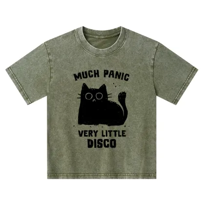Tokyo-Tiger More Disco Funny Kids Washed T-Shirt