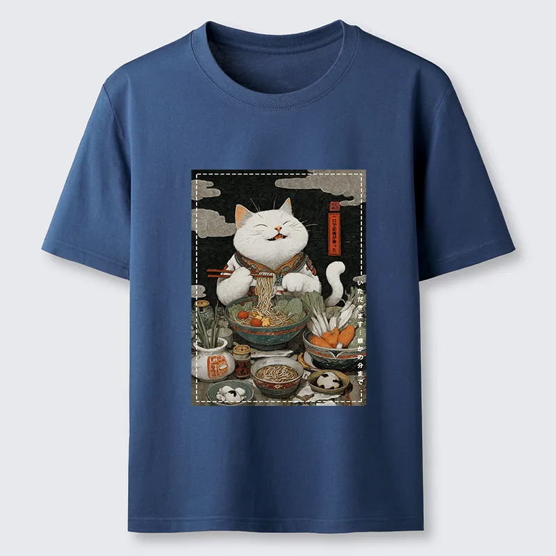 Tokyo-Tiger The Ramen-Loving Cat Classic T-Shirt