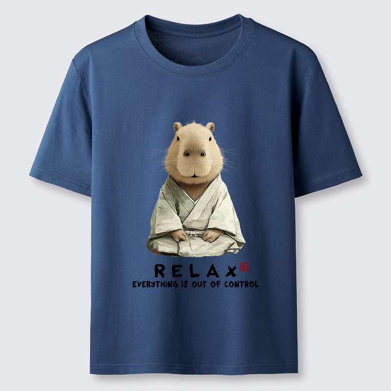 Tokyo-Tiger Zen Capybara：Relax, it's all chaos Classic T-Shirt