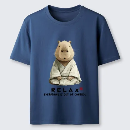 Tokyo-Tiger Zen Capybara：Relax, it's all chaos Classic T-Shirt