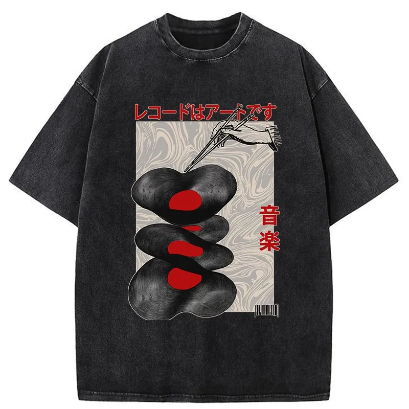Tokyo-Tiger Vintage Japanese Music Washed T-Shirt