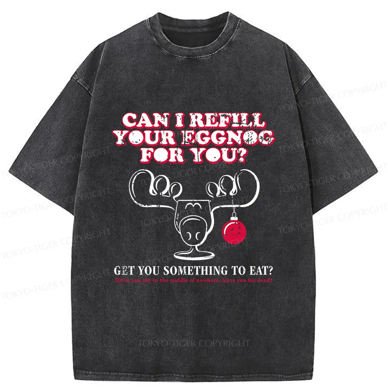 Tokyo-Tiger Funny Christmas Jokes Washed T-Shirt